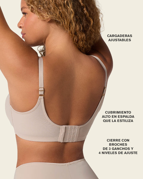 Brasier sin arco de realce alto incorporado Magical Bra#color_927-vino-tinto