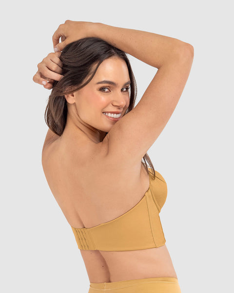 Brasier tipo bustier ideal como strapless#color_127-dorado