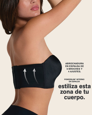 Brasier strapless Antigravedad - Máximo soporte - No se cae#color_700-negro
