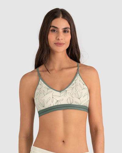 Top en algodón ultracómodo con cargaderas graduables#color_b95-fondo-marfil-estampado