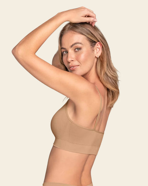Top ultraligero en tecnología seamless#color_801-cafe-medio