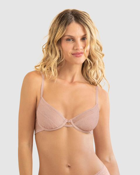 Bralette con arco en encaje liviano y suave#color_a22-palo-de-rosa