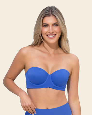 Brasier strapless ideal para busto mediano y grande#color_521-azul-medio