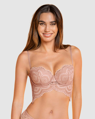 Bustier strapless Sutilmente Sexy#color_a22-palo-de-rosa