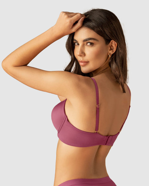 Brasier de realce alto con escote profundo#color_300-violeta