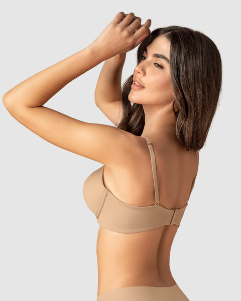 Brasier de realce alto con escote profundo#color_801-cafe-medio