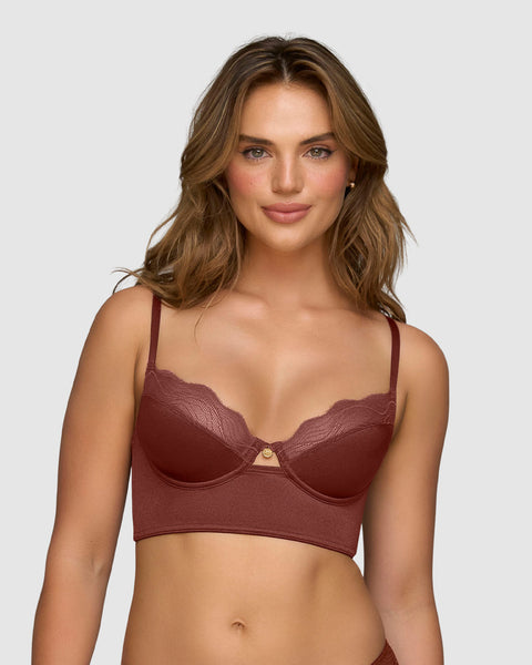 Bustier Extremadamente Sexy
#color_a21-marron
