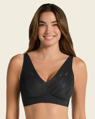 Brasier sin arco, alto cubrimiento en escote y espalda#color_700-negro