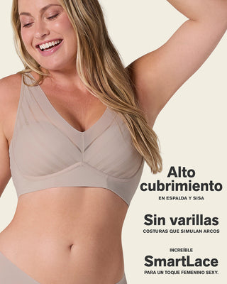 Brasier sin arco, alto cubrimiento en escote y espalda#color_240-vino