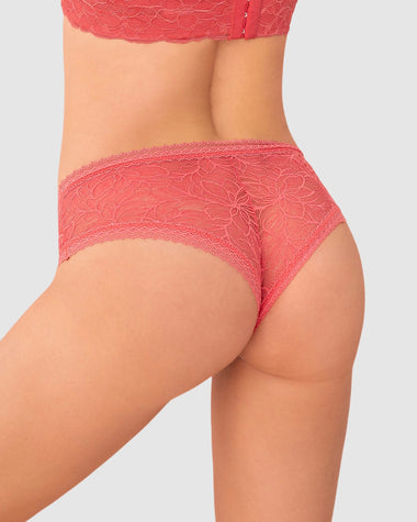 Bloomer cachetero en encaje floral#color_356-coral