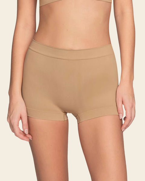 Bóxer en tecnología seamless de total comodidad#color_801-cafe-medio