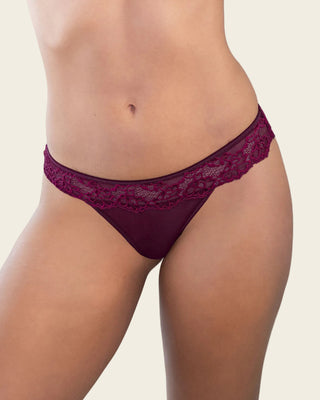 Bloomer cachetero en encaje y tul increíblemente sexy#color_220-vino