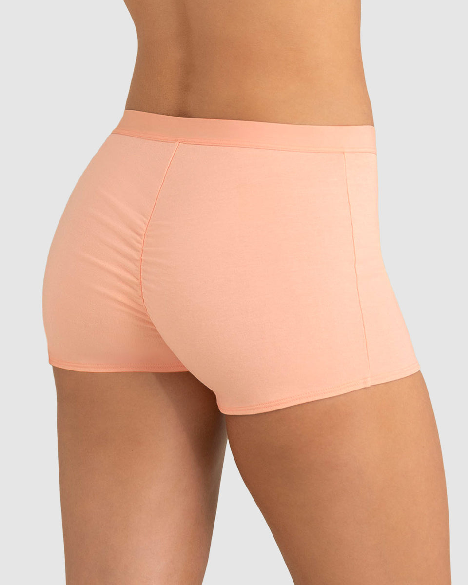 Bóxer en algodón tiro medio