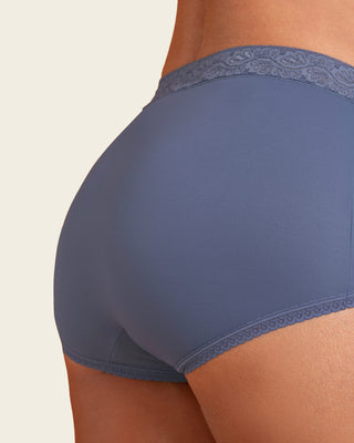 Paquete x 3 bloomers clásicos con toques de encaje#color_s14-azul-rosa-vino