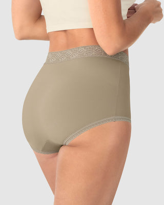Paquete x 3 bloomers clásicos con toques de encaje#color_s29-azul-claro-cafe-medio-verde-medio