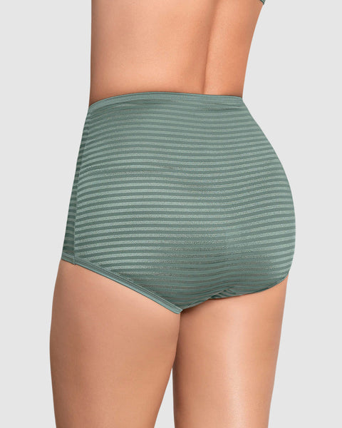 Paquete x 3 bloomers Clásicos con Máximo Cubrimiento#color_s24-lila-empolvado-verde-azul-empolvado