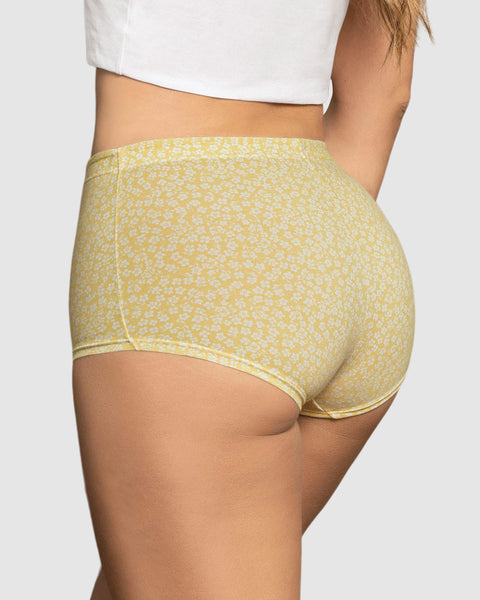 Paquete x 3 bóxers cortos con algodón elástico#color_s36-fondo-amarillo-estampado-coral-azul
