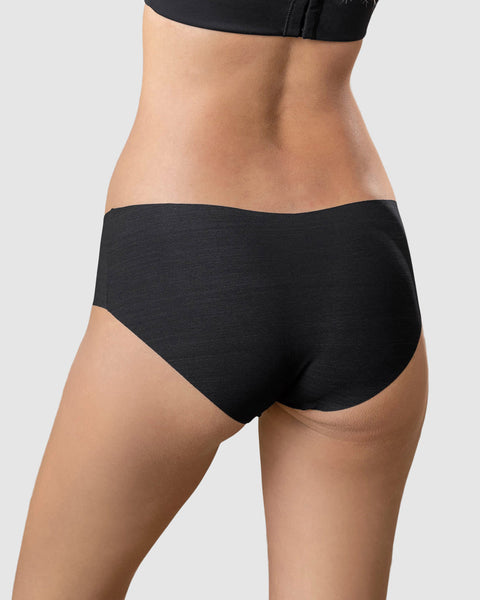 Paquete x 2 bloomers tipo hipster invisibles ultraplanos sin elásticos#color_s01-blanco-negro