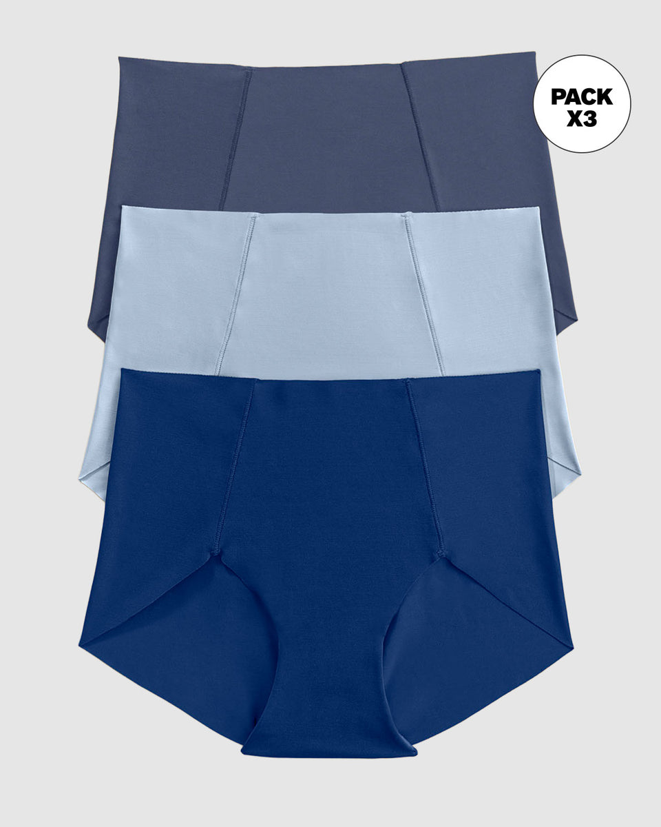 Paquete x 3 bloomers clásicos de apariencia invisible