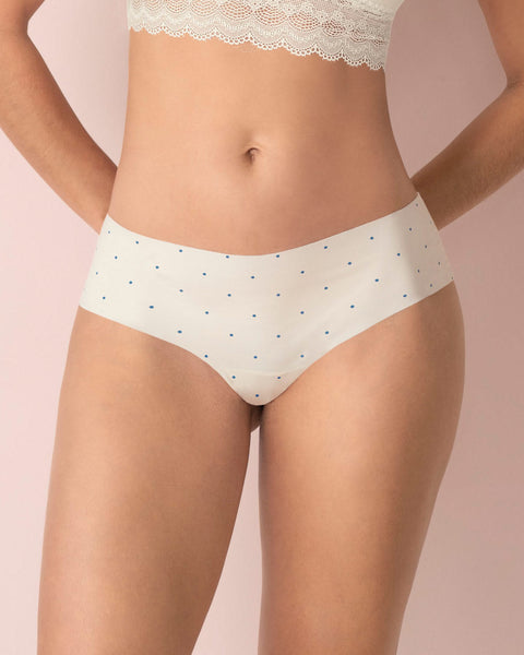 Paquete x 2 bloomers cacheteros descaderados con encaje#color_s48-azul-oscuro-estampado-puntos
