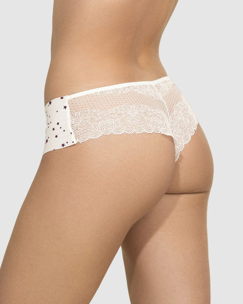 Paquete x 2 bloomers cacheteros descaderados con encaje#color_s49-marfil-estampado-vino