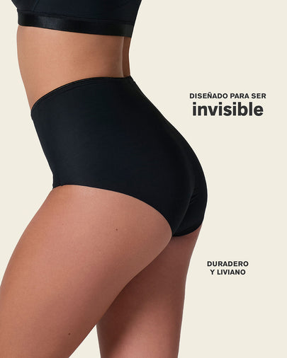 Bloomer clásico efecto invisible de control fuerte en abdomen#color_700-negro