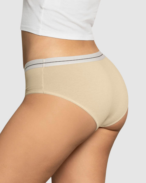 Paquete x 5 bloomers estilo hípster#color_s17-negro-marfil-amarillo-azul-coral