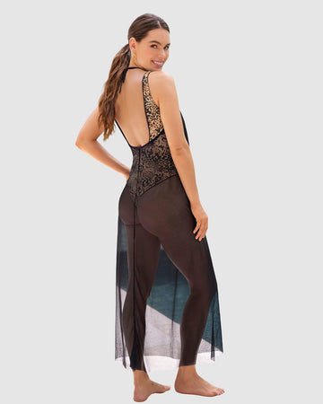 Vestido en tul anudable al cuello#color_700-negro
