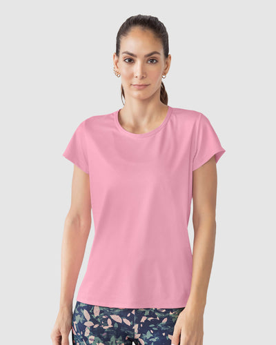 Blusa deportiva de secado rápido y silueta semiajustada#color_304-rosado