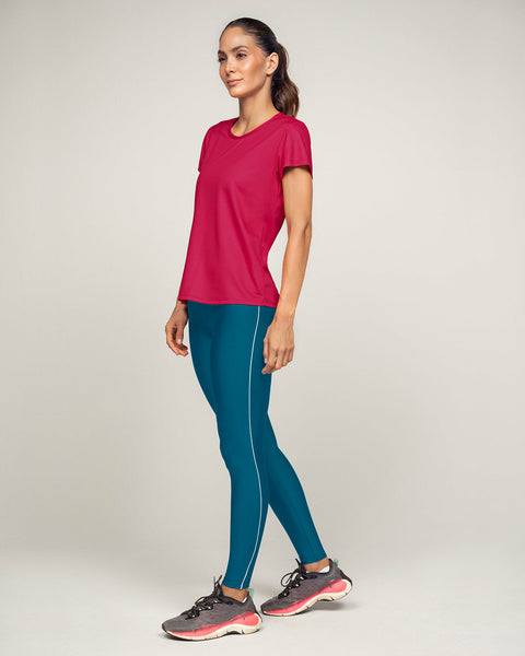 Blusa deportiva de secado rápido y silueta semiajustada#color_311-rosado