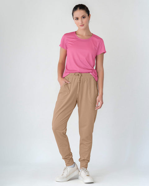Blusa deportiva de secado rápido y silueta semiajustada#color_368-rosado-medio