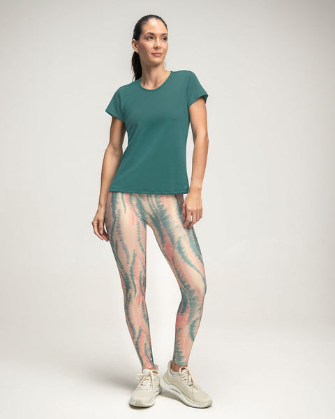 Blusa deportiva de secado rápido y silueta semiajustada#color_632-verde