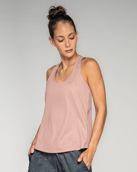 Camiseta deportiva de secado rápido y silueta semiajustada para mujer#color_318-palo-rosa