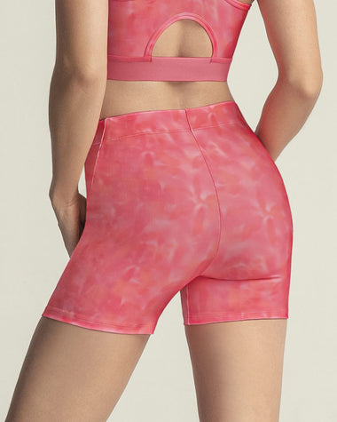 Short corto deportivo ajustado y ligero#color_040-jaspeado-rosado