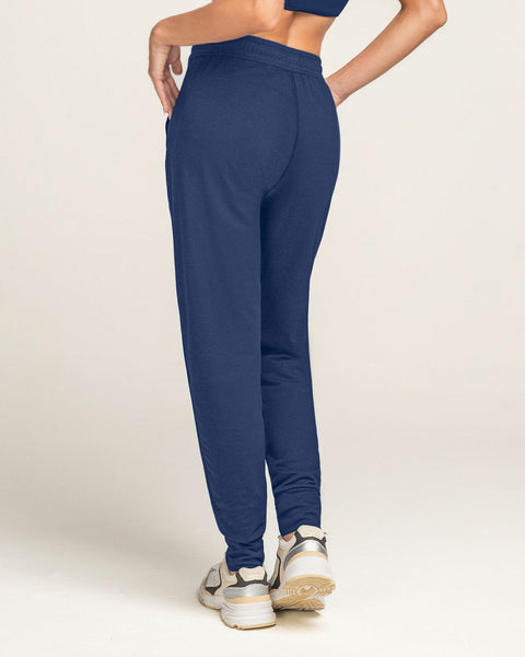 Jogger deportivo de silueta amplia con bolsillos#color_509-azul