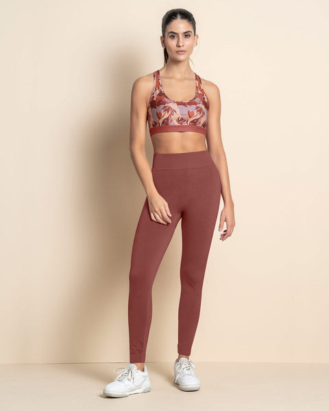 Legging básico sin costuras tecnología SkinFuse#color_194-vinotinto