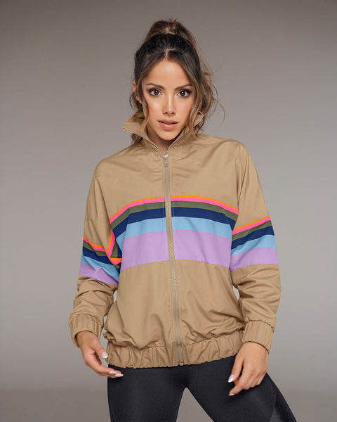 Chumpa oversized Leonisa Active by Silvy Araujo#color_802-cafe-claro