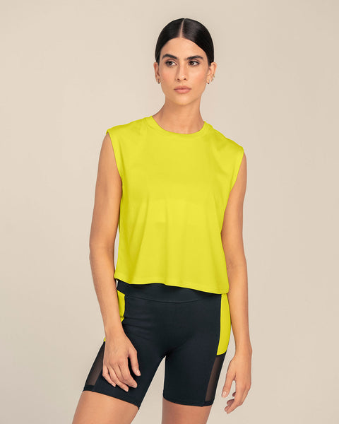 Blusa deportiva silueta boxy#color_121-amarillo