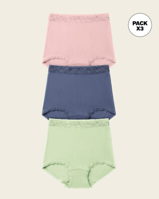 Paquete x 3 bloomers clásicos de ajuste y cubrimiento total#color_s14-rosa-claro-azul-verde-claro