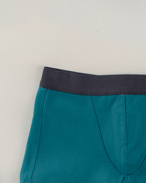 Paquete X2 boxers en algodón para niños#color_s49-ballenas-verde-oscuro