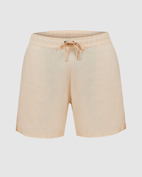 Pantaloneta masculina tipo lino#color_802-beige