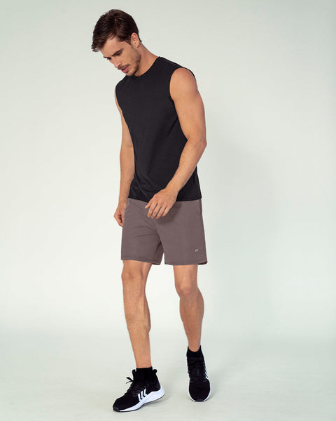 Camisa manga sisa deportiva y de secado rápido para hombre#color_700-negro