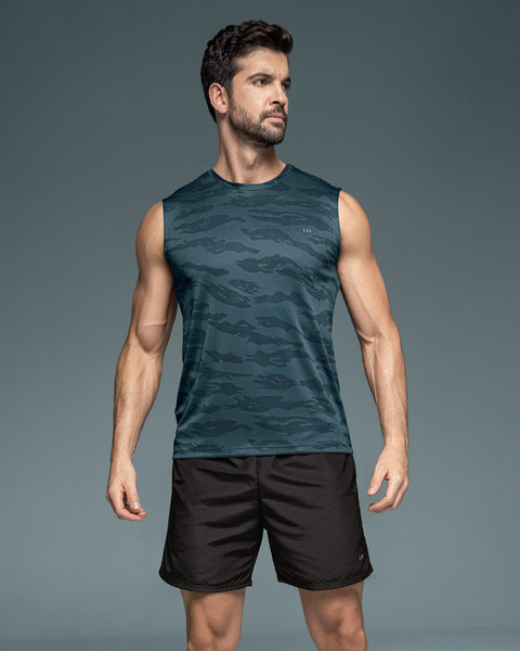 Camisa manga sisa deportiva y de secado rápido para hombre#color_738-estampado-camuflado