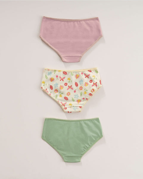 Paquete x3 bloomer clásico para niña#color_s33-marfil-estampado-estrellas