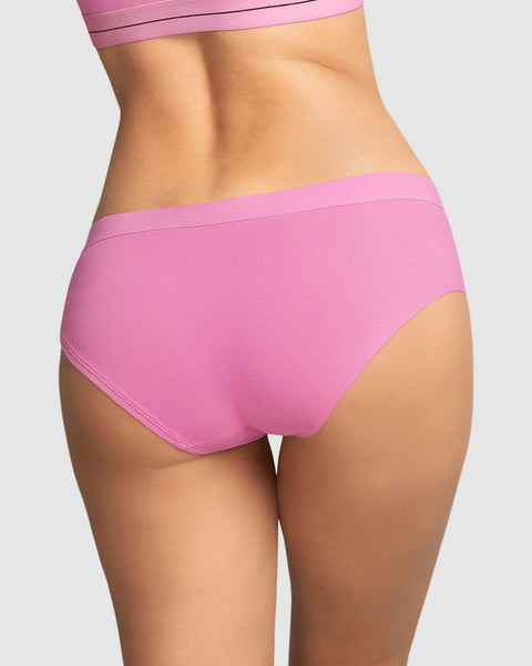 Paquete x 3 bloomers estilo hípster en algodón#color_s73-cafe-rosado-estampado-corazones