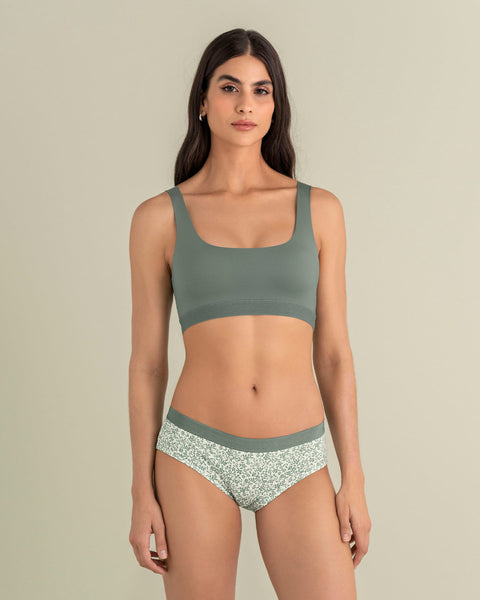 Paquete x 3 bloomers estilo hípster en algodón#color_s78-marfil-estampado-verde-claro-negro