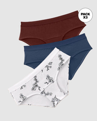 Paquete x 3 bloomers estilo hípster en algodón#color_s79-estampado-azul-vino