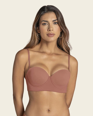 Brasier strapless de realce suave#color_951-palo-de-rosa