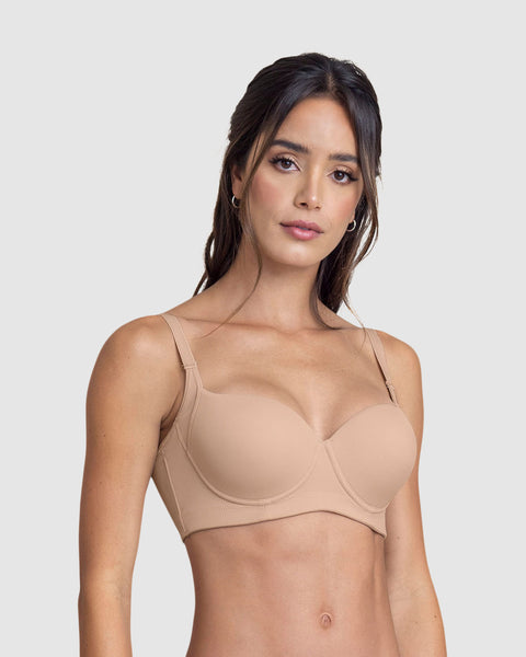 Brasier con buen cubrimiento de sisa y espalda#color_802-cafe-claro
