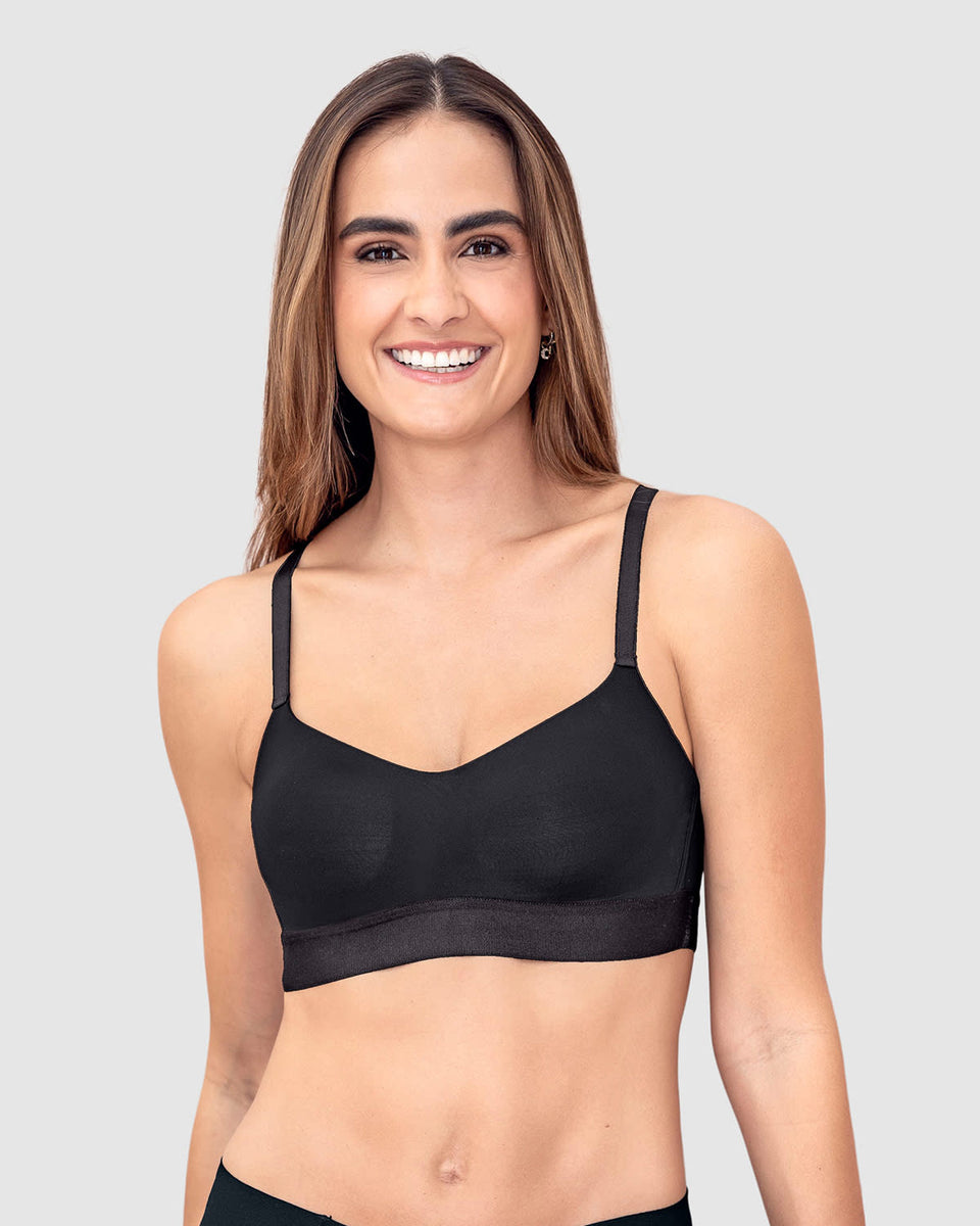 Brasier tipo top ultraliviano con copas internas fijas